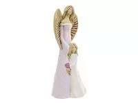 Angel Hannah & Evelyn - pink -  32 x 15 cm decorative figurine 