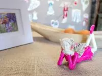 Angel Dixie - pink -  15 cm decorative figurine 