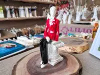 Angel Groom - red -  20 x 9 cm decorative figurine 