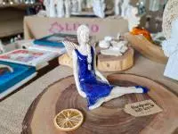 Angel Matilda Light - blue -  15 cm decorative figurine 