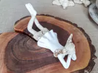 Angel Dixie - white -  15 cm decorative figurine 