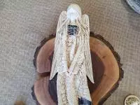 Angel Genesis - gray -  55 x 20 cm decorative figurine 