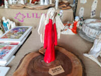 Angel Julia - - red -  27 x 14 cm decorative figurine 