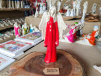 Angel Julia - - red -  27 x 14 cm decorative figurine 