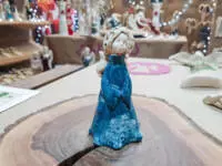 Angel MaryAnn - turqoise -  15 x 7.5 cm decorative figurine 