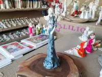 Angel Margaret Light - blue -  32 cm decorative figurine 