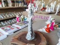 Angel Margaret - gray -  32 cm decorative figurine 