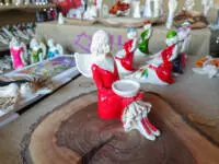 Angel Marion - red -  15 cm decorative figurine 