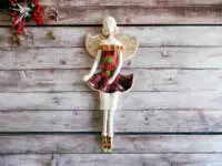 Angel Theresa - brown -  30 x 14 cm decorative figurine 