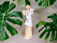 Angel Arianna - white -  35 x 15 cm decorative figurine 