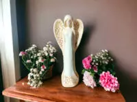 Angel Emily Mint -  22 x 9 cm decorative figurine 