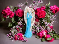 Angel Gabriel Sky -  40 x 18 cm decorative figurine 
