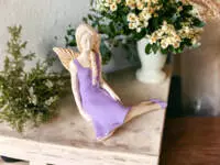 Angel Matilda - lavender -  15 cm decorative figurine 