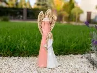 Angel Hannah & Evelyn Salmon -  32 x 15 cm decorative figurine 