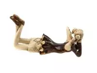 Angel Dixie - brown -  15 cm decorative figurine 
