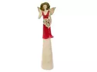 Angel Chloe - red -  50 x 15 cm decorative figurine 