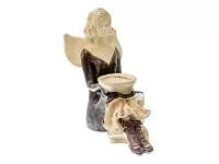 Angel Marion - brown -  15 cm decorative figurine 