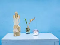 Angel Klara - white -  20 x 9 cm decorative figurine 