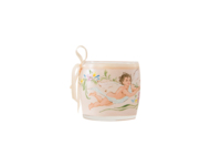 Candle Holder Angel S + Candle -  8 x 7 cm
