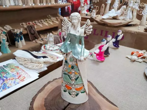 Angel Anna Mint -  35 x 15 cm decorative figurine 