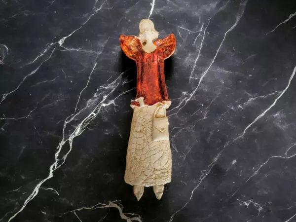 Angel Christy - brown -  30 x 14 cm decorative figurine 