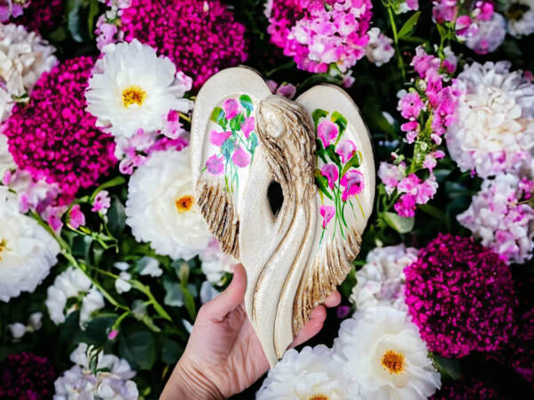 Angel Cynthia Art Flower -  30 x 17 cm decorative figurine 