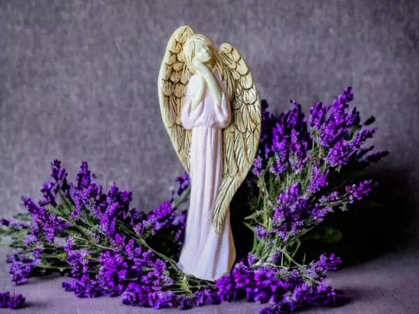 Angel Gabriel Rose -  40 x 18 cm decorative figurine 