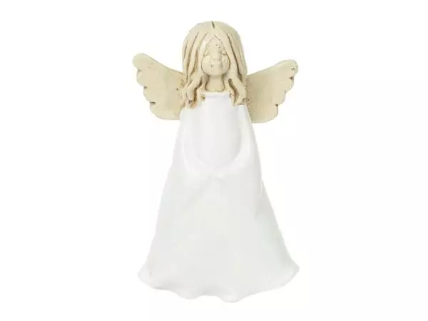 Angel Monica - white -  18 x 10 cm decorative figurine 