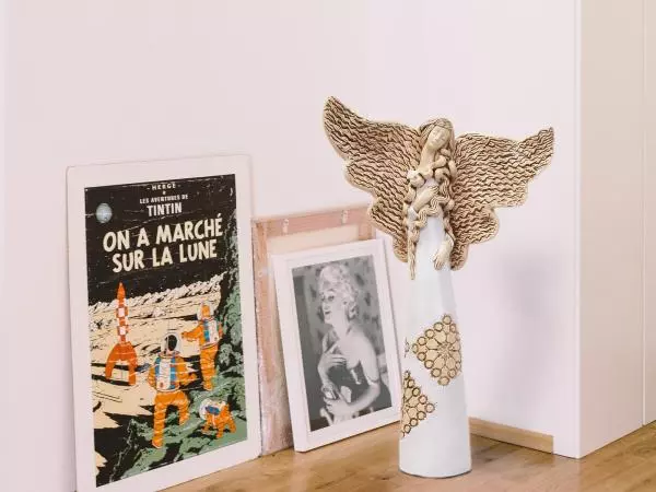 Angel Dorothy - white -  45 x 30 cm decorative figurine 