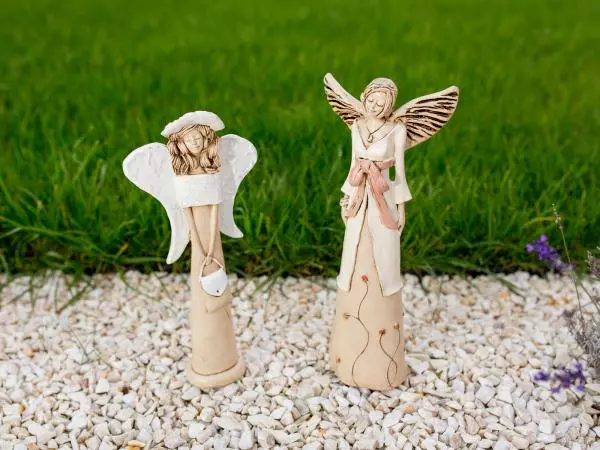 Angel Coco - white -  30 x 14 cm decorative figurine 