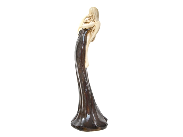 Angel Elise - dark brown -  35 x 15 cm decorative figurine 