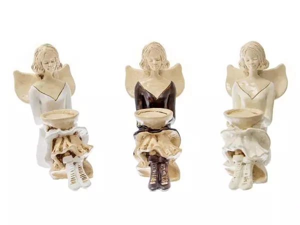 Angel Marion Creamy -  15 cm decorative figurine 
