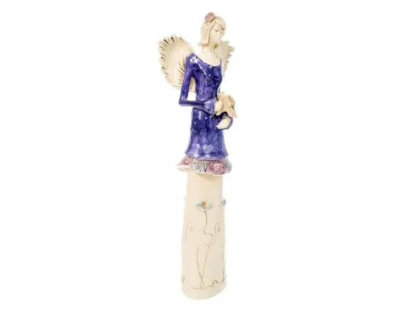 Angel Mia - violet -  40 x 16 cm decorative figurine 