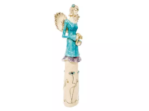 Angel Mia - turquoise -  40 x 16 cm decorative figurine 